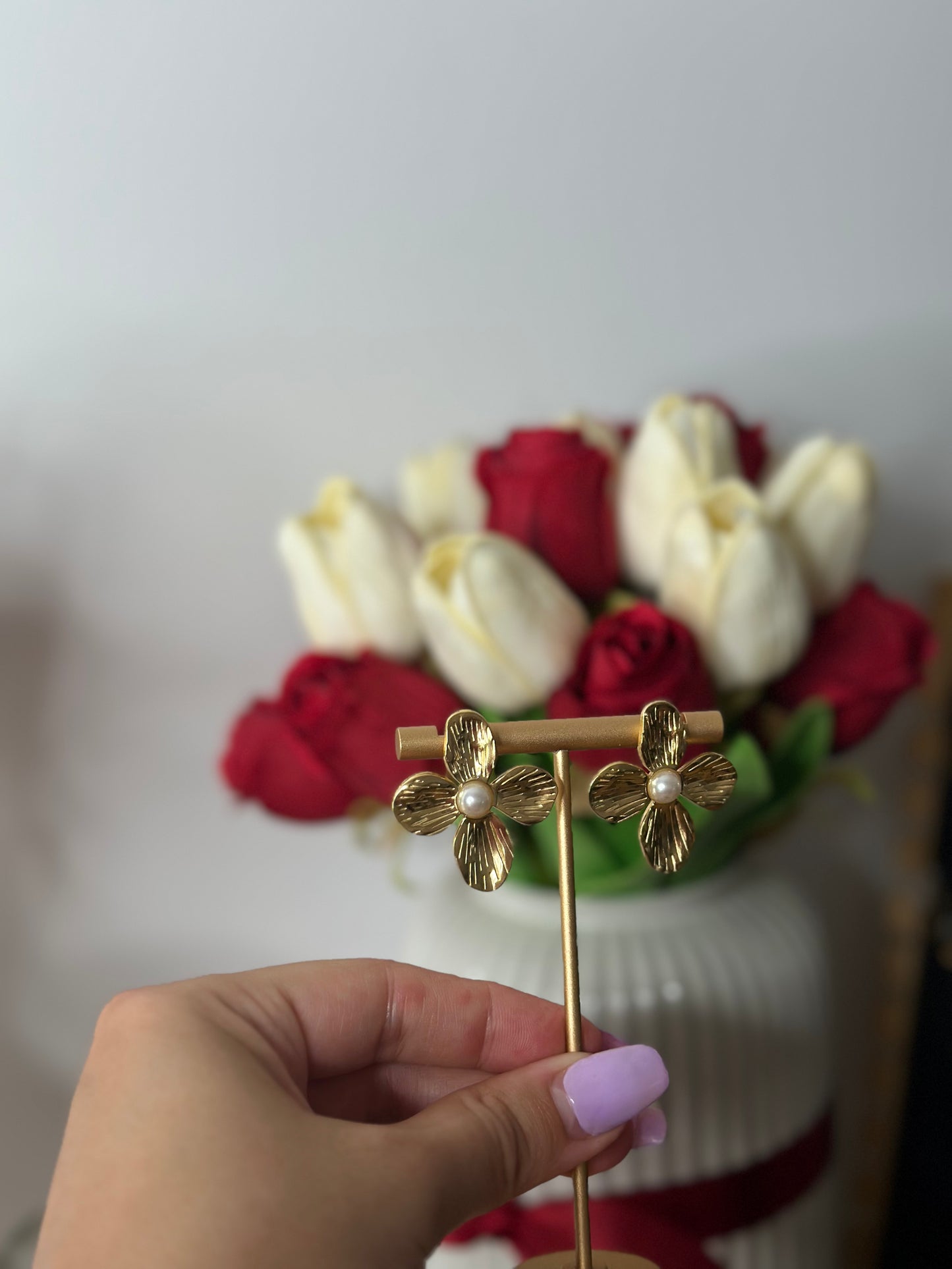 BOUCLES D'OREILLES FLORA