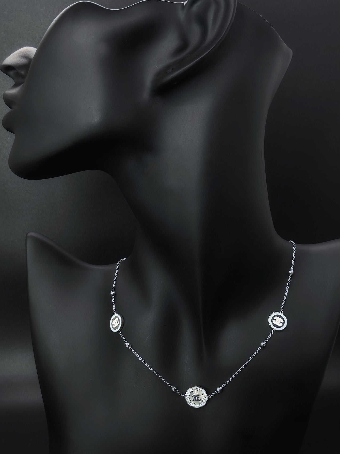 COLLIER MALIKA SILVER