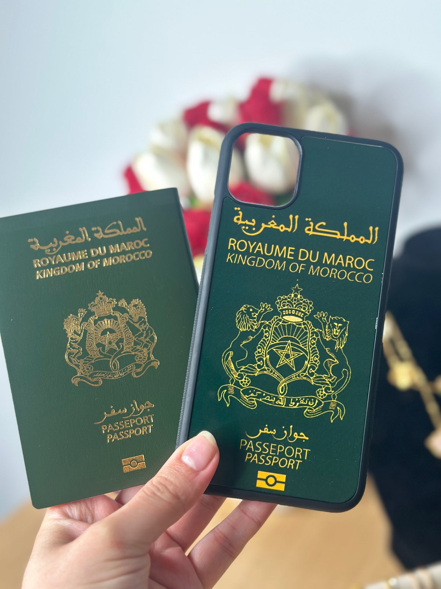 COQUE PASSEPORT MAROCAIN